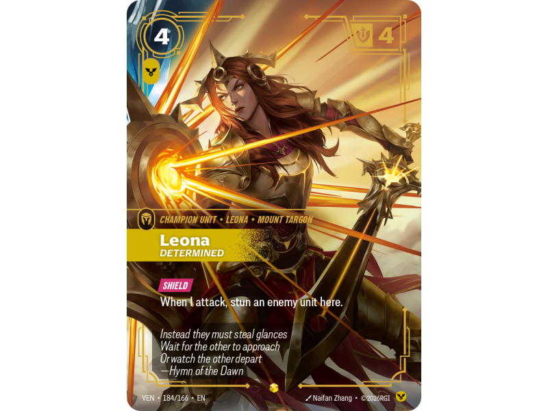 Leona, Determined