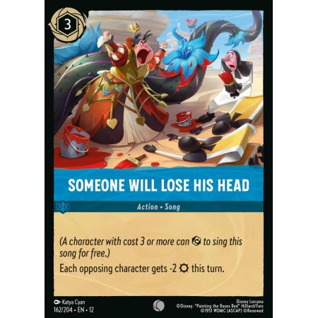 Someone Will Lose His Head