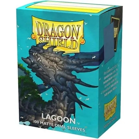 Micas Dragon Shield Standard DUAL Matte C/100 Lagoon