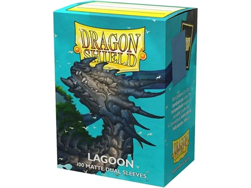 Micas Dragon Shield Standard DUAL Matte C/100 Lagoon