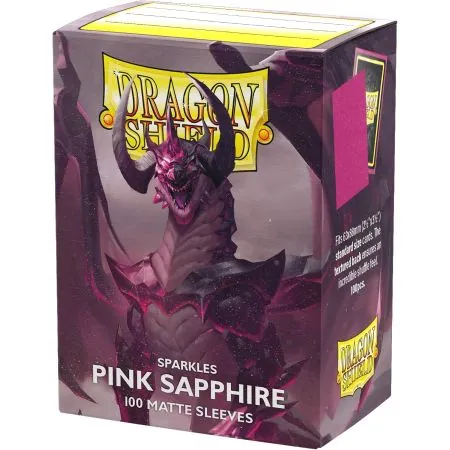 Micas Dragon Shield Standard Matte C/100 Sparkles Pink Sapphire