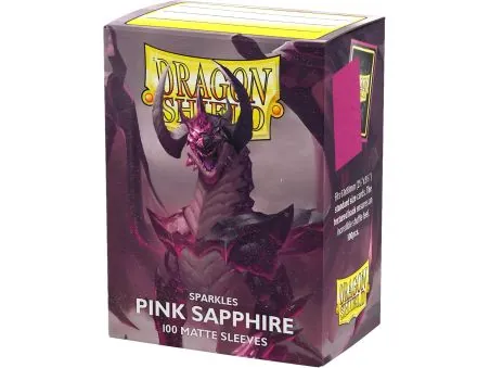 Micas Dragon Shield Standard Matte C/100 Sparkles Pink Sapphire