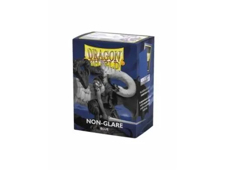 Micas Dragon Shield Standard Matte C/100 Non-Glare Blue