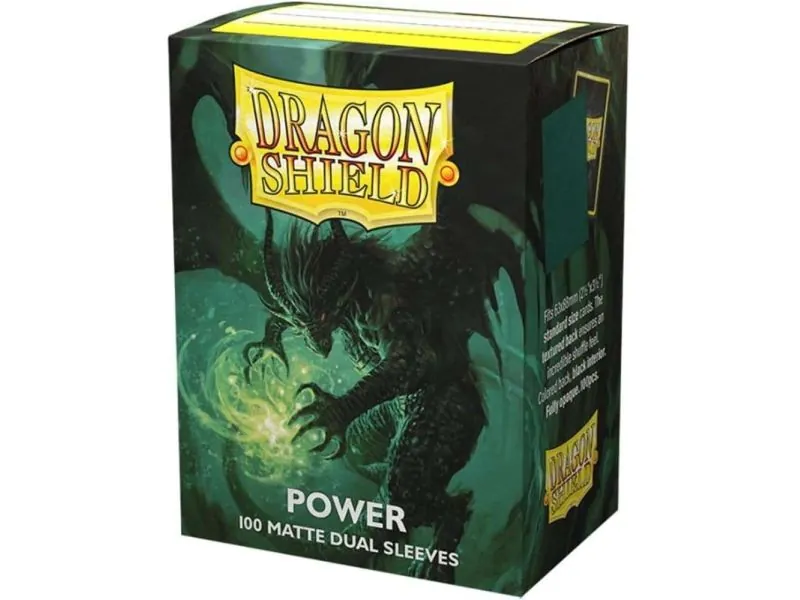 Micas Dragon Shield Standard DUAL Matte C/100 Green/Power