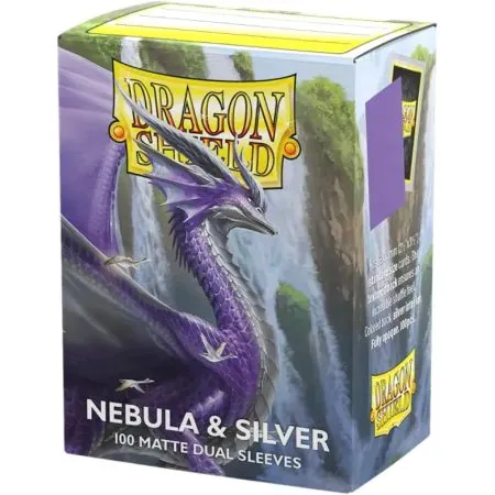 Micas Dragon Shield Standard DUAL Matte C/100 Nebula & Silver