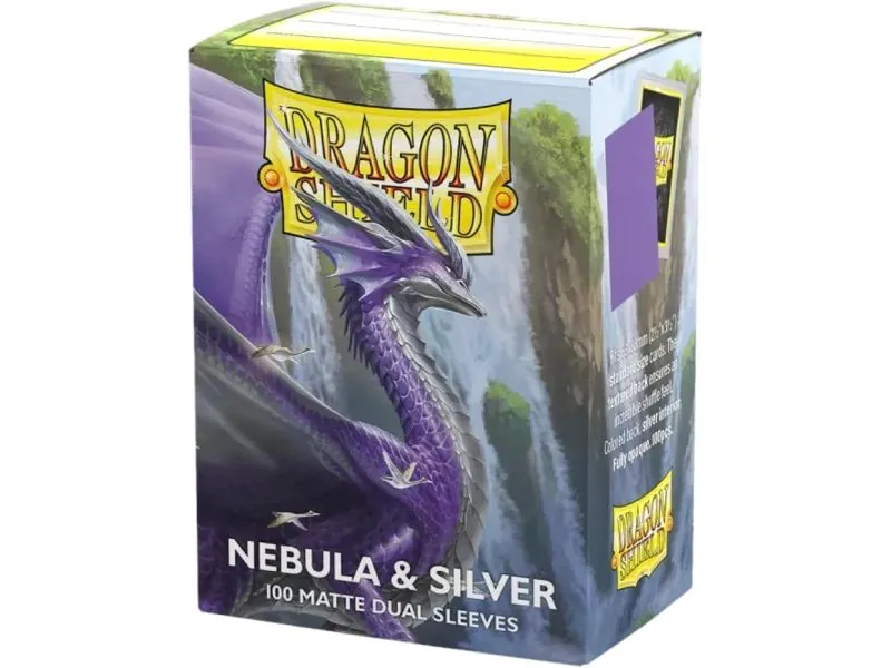 Micas Dragon Shield Standard DUAL Matte C/100 Nebula & Silver