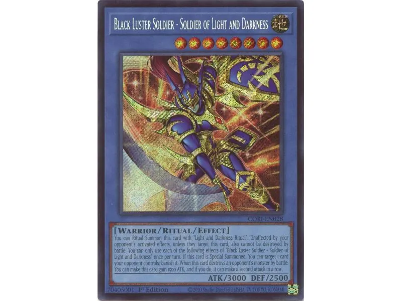 Black Luster Soldier - Soldier of Light and Darkness (Secret Rare)