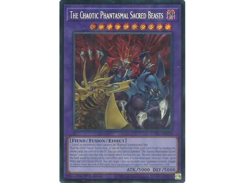The Chaotic Phantasmal Sacred Beasts (Secret Rare)