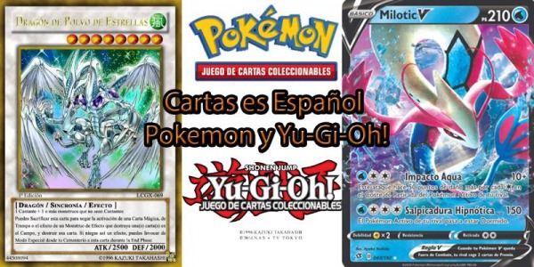 Quieres comprar cartas en Español de Yu-Gi-Oh! y Pokemon?